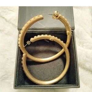 Julie Vos SoHo Large Hoop 24k Gold Plated